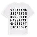 Septfonds ordlek t-shirt