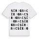 Sérignac ordlek t-shirt