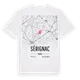 Sérignac karta t-shirt