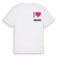 Jag älskar Séron t-shirt litet tryck