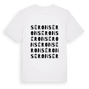 Séron ordlek t-shirt – ekologisk bomull t-shirt från Pinshirt