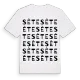 Sète ordlek t-shirt
