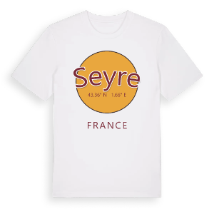 Seyre cirkel t-shirt – ekologisk bomull t-shirt från Pinshirt