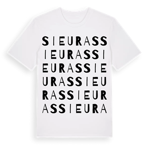Sieuras ordlek t-shirt – ekologisk bomull t-shirt från Pinshirt
