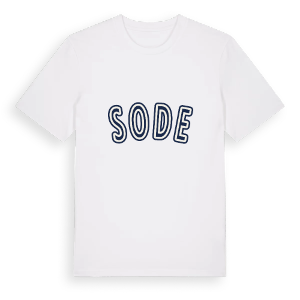 Sode college t-shirt – ekologisk bomull t-shirt från Pinshirt
