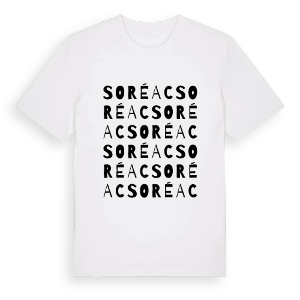Soréac ordlek t-shirt – ekologisk bomull t-shirt från Pinshirt