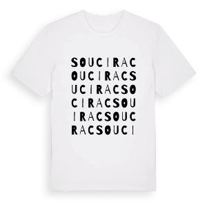 Soucirac ordlek t-shirt – ekologisk bomull t-shirt från Pinshirt