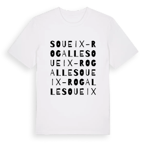 Soueix-Rogalle ordlek t-shirt – ekologisk bomull t-shirt från Pinshirt
