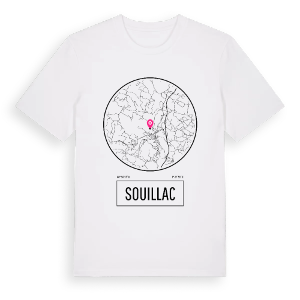 Souillac t-shirt – ekologisk bomull t-shirt från Pinshirt