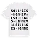 Soulages-Bonneval ordlek t-shirt