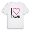 Jag älskar Tajan t-shirt stort tryck