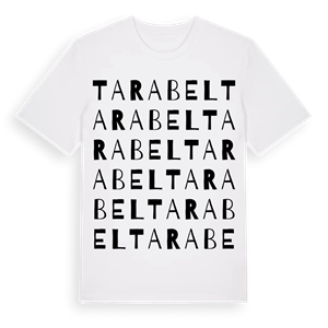 Tarabel ordlek t-shirt – ekologisk bomull t-shirt från Pinshirt