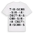 Tarascon-sur-Ariège ordlek t-shirt