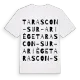 Tarascon-sur-Ariège ordlek t-shirt