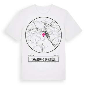Tarascon-sur-Ariège t-shirt – ekologisk bomull t-shirt från Pinshirt