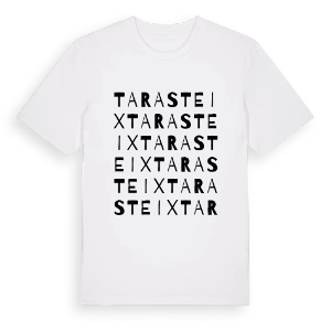 Tarasteix ordlek t-shirt – ekologisk bomull t-shirt från Pinshirt