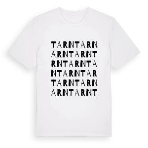 Tarn ordlek t-shirt – ekologisk bomull t-shirt från Pinshirt