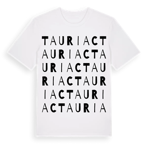 Tauriac ordlek t-shirt – ekologisk bomull t-shirt från Pinshirt