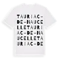 Tauriac-de-Naucelle ordlek t-shirt