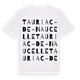 Tauriac-de-Naucelle ordlek t-shirt