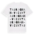 Taurignan-Vieux ordlek t-shirt