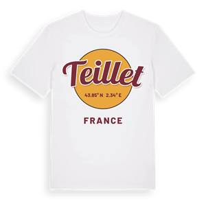 Teillet cirkel t-shirt – ekologisk bomull t-shirt från Pinshirt