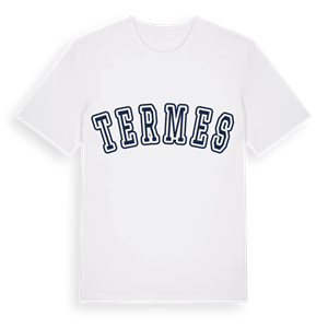Termes college t-shirt – ekologisk bomull t-shirt från Pinshirt