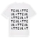 Teulat ordlek t-shirt