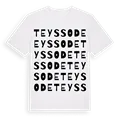Teyssode ordlek t-shirt