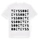 Teyssode ordlek t-shirt