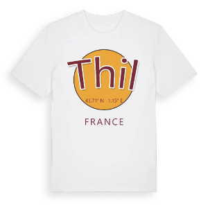 Thil cirkel t-shirt – ekologisk bomull t-shirt från Pinshirt