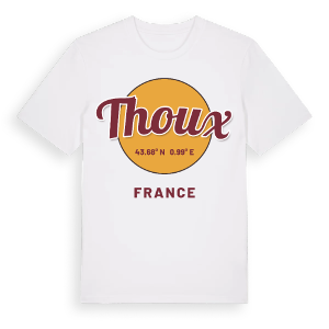 Thoux cirkel t-shirt – ekologisk bomull t-shirt från Pinshirt