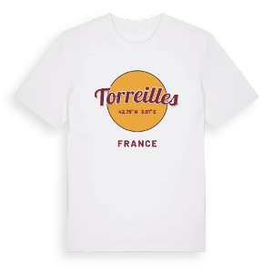Torreilles cirkel t-shirt – ekologisk bomull t-shirt från Pinshirt