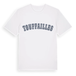 Touffailles college t-shirt – ekologisk bomull t-shirt från Pinshirt