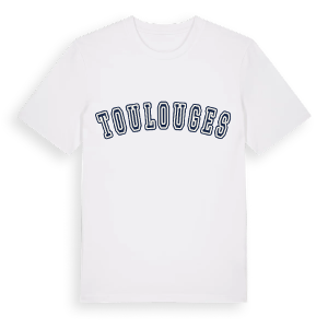 Toulouges college t-shirt – ekologisk bomull t-shirt från Pinshirt