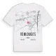 Toulouges karta t-shirt