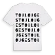 Toulouges ordlek t-shirt