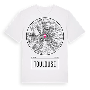 Toulouse t-shirt – ekologisk bomull t-shirt från Pinshirt