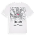 Toulouse karta t-shirt