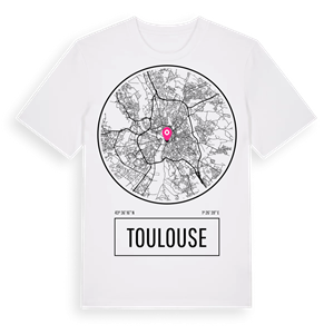Toulouse t-shirt – ekologisk bomull t-shirt från Pinshirt