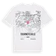 Tournefeuille karta t-shirt