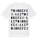 Tournefeuille ordlek t-shirt