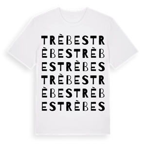 Trèbes ordlek t-shirt – ekologisk bomull t-shirt från Pinshirt