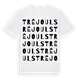 Tréjouls ordlek t-shirt