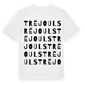 Tréjouls ordlek t-shirt – ekologisk bomull t-shirt från Pinshirt