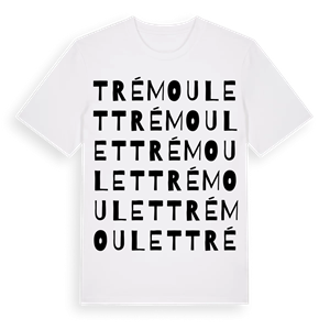 Trémoulet ordlek t-shirt – ekologisk bomull t-shirt från Pinshirt
