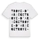 Troye-d'Ariège ordlek t-shirt