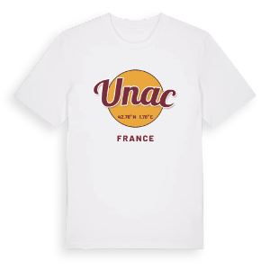 Unac cirkel t-shirt – ekologisk bomull t-shirt från Pinshirt