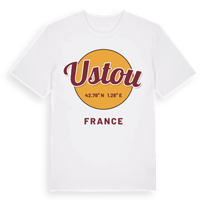 Ustou cirkel t-shirt – ekologisk bomull t-shirt från Pinshirt