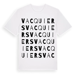Vacquiers ordlek t-shirt – ekologisk bomull t-shirt från Pinshirt